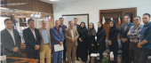 جلسه تکریم و معارفه سرپرست دفتر برنامه، بودجه، تشکیلات و تحول اداری دانشگاه جامع علمی کاربردی برگزار شد